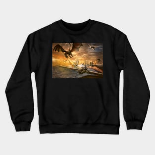 Battle of Britain versus Dragons Air Combat Crewneck Sweatshirt